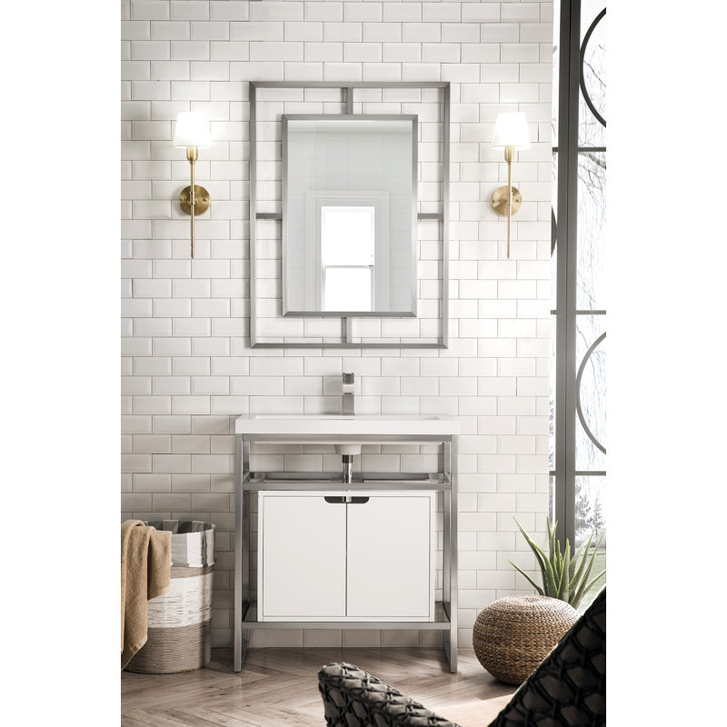 Boston 31.5'' W Single Vanity, Brushed Nickel
