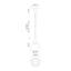 Nieve Single Light Glass Pendant-66310767-66310763