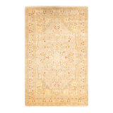 Classic One-of-a-Kind 4' 1" X 6' 2" Hand Knotted Area Rug