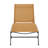 Cand 77.5" Long Metal Reclining Armless Single Chaise Lounge with PVC-coated polyester Sling Seat and Wheels-326051842-326051840