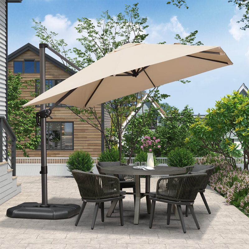 274cm Cantilever Parasol, Beige