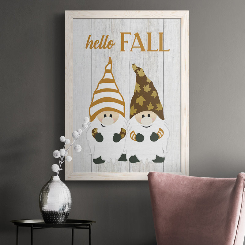 Gulnara Harvest Gnomes, reproduction d'art sur toile encadrée, Blanc, H 37,5 po x l 27,5 po x P 1 po
