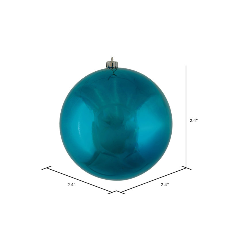 Boule incassable 2 po, Bleu mer brillant