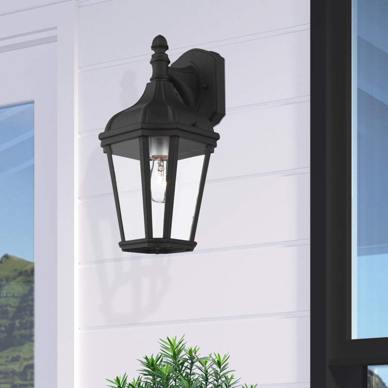Anguel Wall Light, Textured Black/Silver