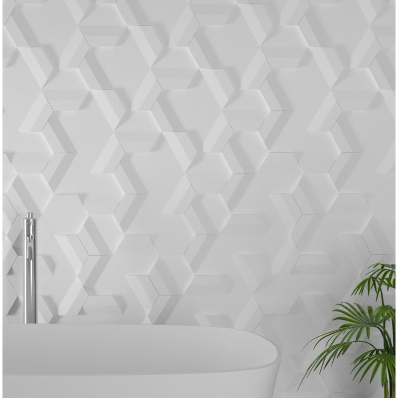 Code™ 6" x 7" Ceramic Marble Look Tile