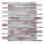 Aurora 11.82 in. x 12.76 in. Interlocking Glossy Glass Mosaic Tile