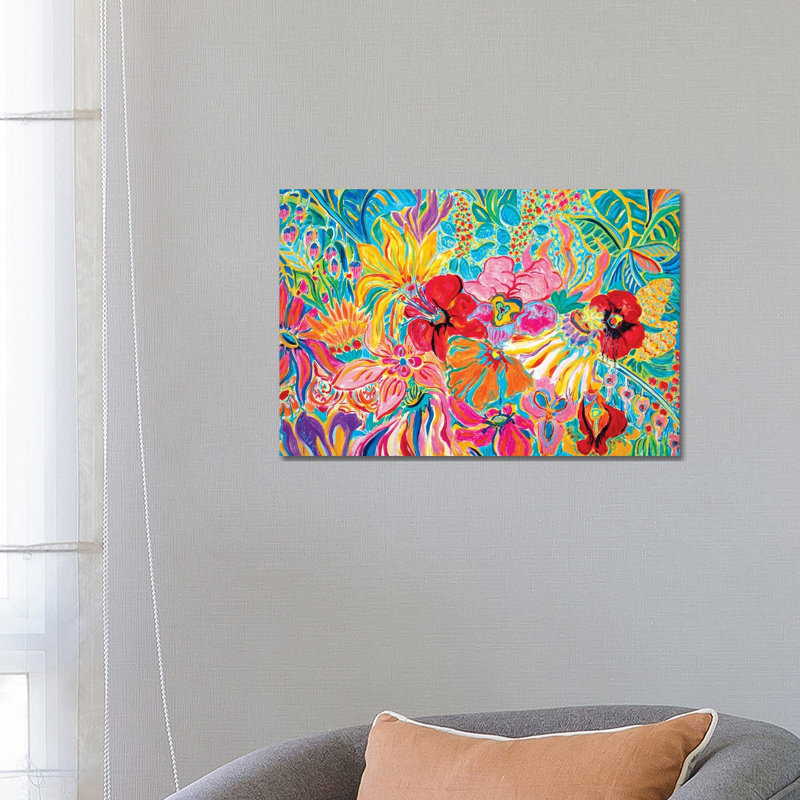 Fragrant Garden IV By Misako Chida - Wrapped Canvas Painting by Misako Chida - Wrapped Canvas Painting