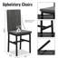 Ensemble repas 5 pièces avec chaises rembourrées en velours Janece-1374108954-1408793366