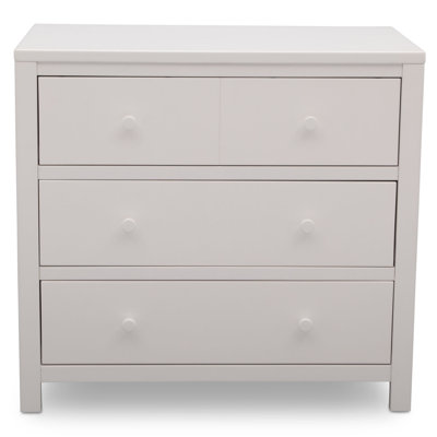 Commode pour enfant Delta à 3 tiroirs avec tiroirs emboîtables