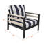 Chaise de patio avec coussins Sunbrella® Townsend-425556084-425556088