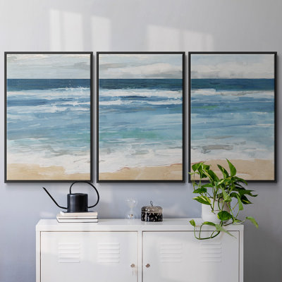 " Ocean Waves II " 3 - Pieces