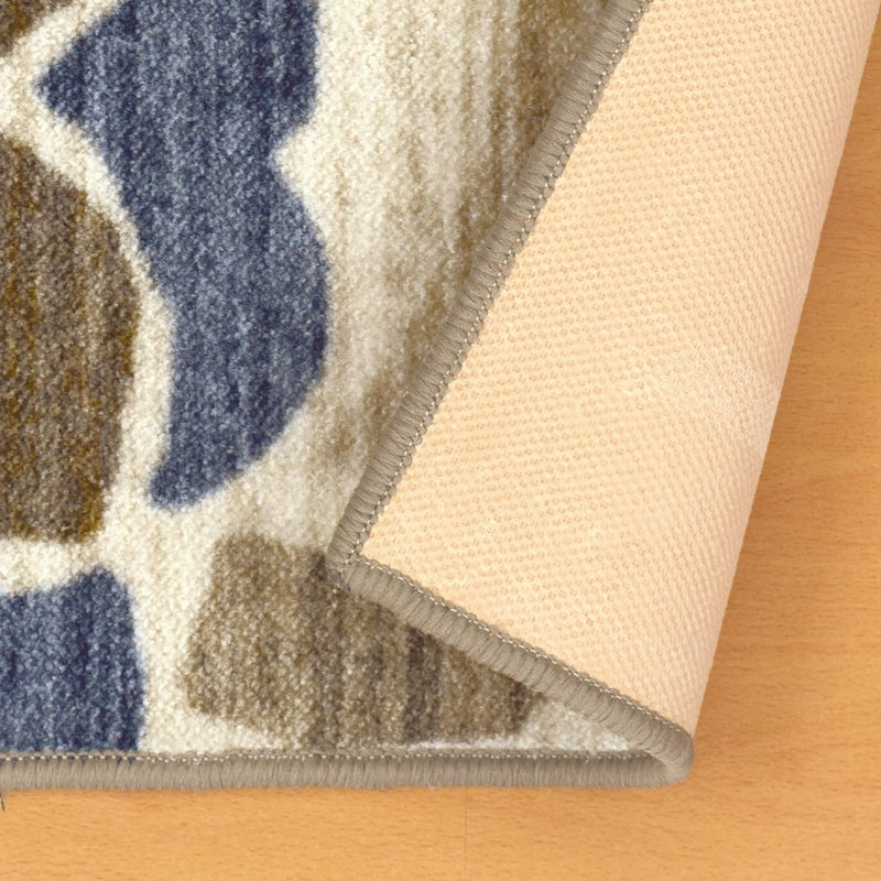 Tapis intérieur antidérapant en nylon Roddney, Rectangle de 5 pi x 8 pi