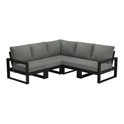 Patio 5-Piece Deep Seating Set With Frame