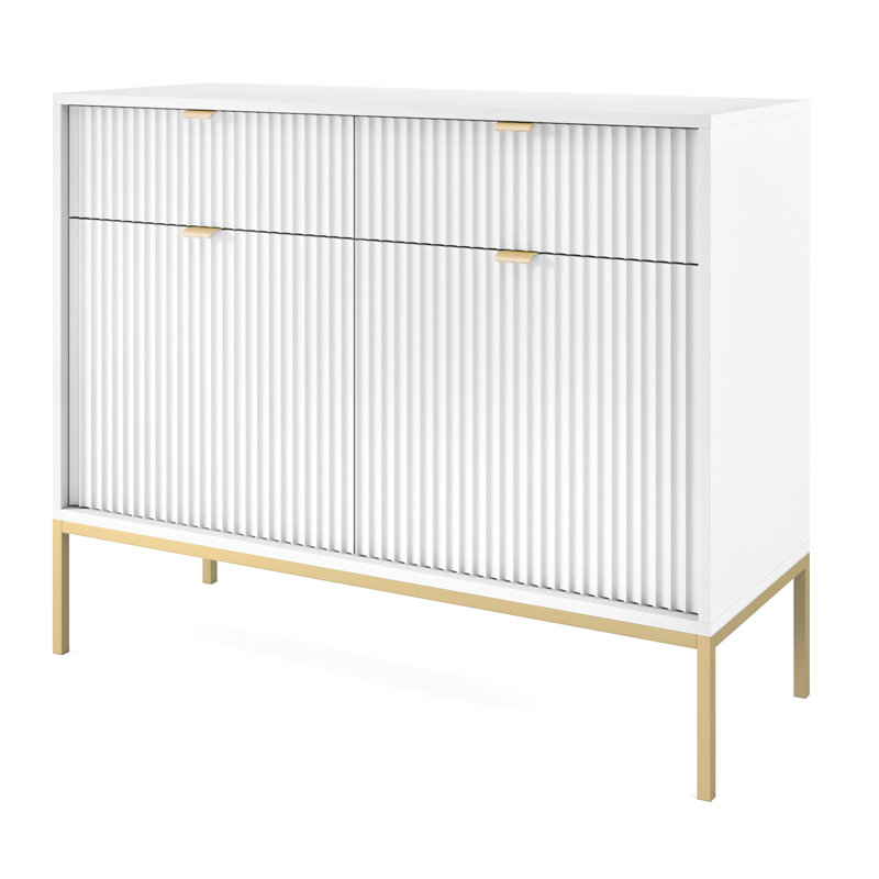 Kalanchoe 2 - Door Standard Accent Cabinet, White