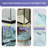 56" - 60" W x 75" H Single Sliding Frameless Shower Door with 5/16" (8mm) Glass with Explosion-Proof Film , Stainless Steel Handle Chrome-117017661