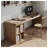 Minimalist L - Shaped Desk: Solid Wood & Built - in Storage-110367601