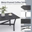 Mobilier de patio extérieur avec chaise berçante et table basse-1714825286