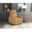 Fauteuil inclinable moderne avec dossier en velours côtelé et structure en bois robuste-1066260901