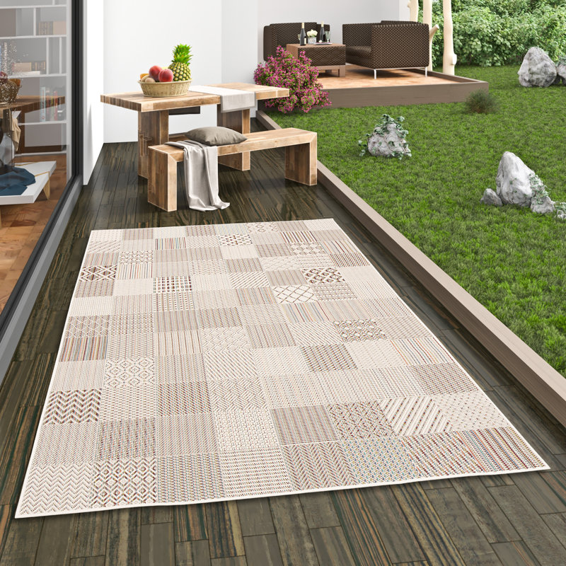 Ridott Patchwork Indoor / Outdoor Area Rug, Rectangle  160 x 230cm