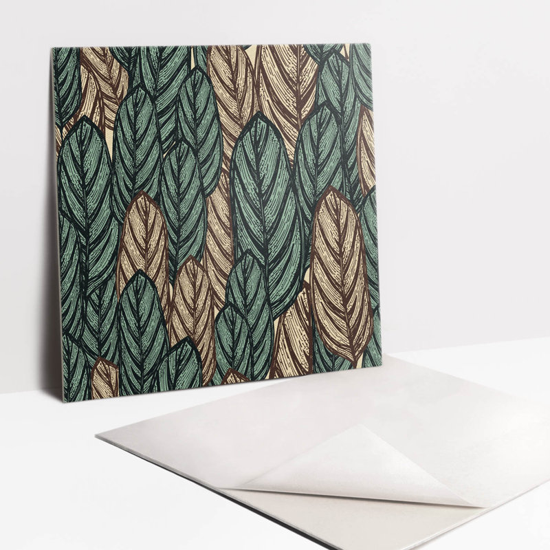 Haviland 30cm x 30cm PVC Mosaic Tile in Green