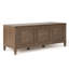 Coffre de rangement en bois massif avec dessus rabattable l 51 po Connaught-458839515