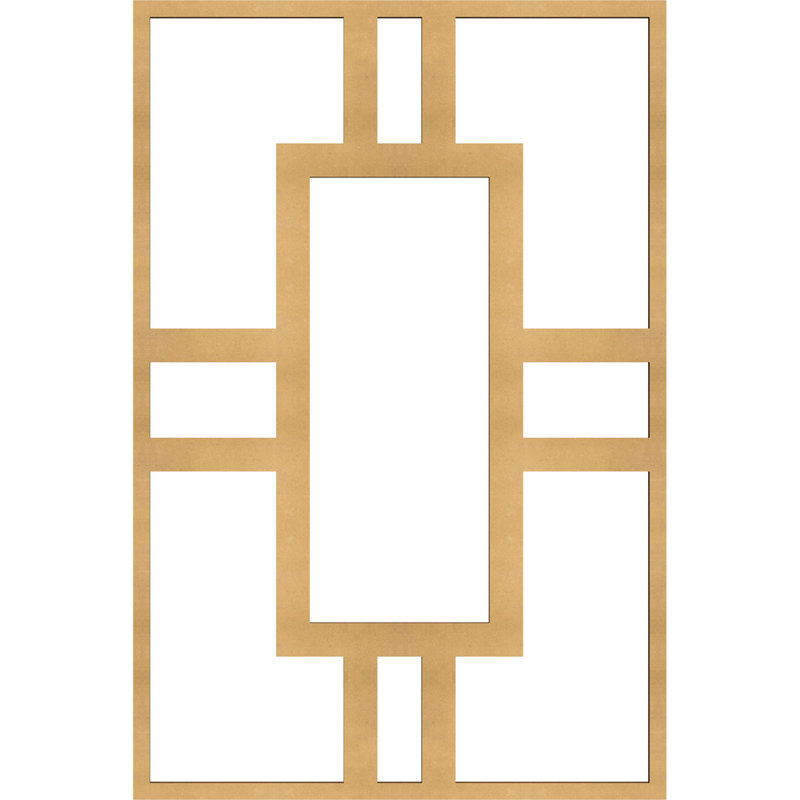 Hastings Decorative Fretwork Wood Wall Panels, 23 3/8"H x 15 1/2"W x 3/8"D, Wood