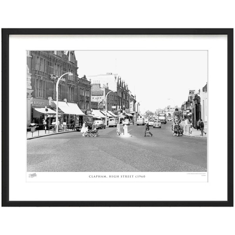 Clapham, High Street C1960 by Francis Frith - Single Picture Frame Print, 40cm H x 50cm W x 2.3cm D