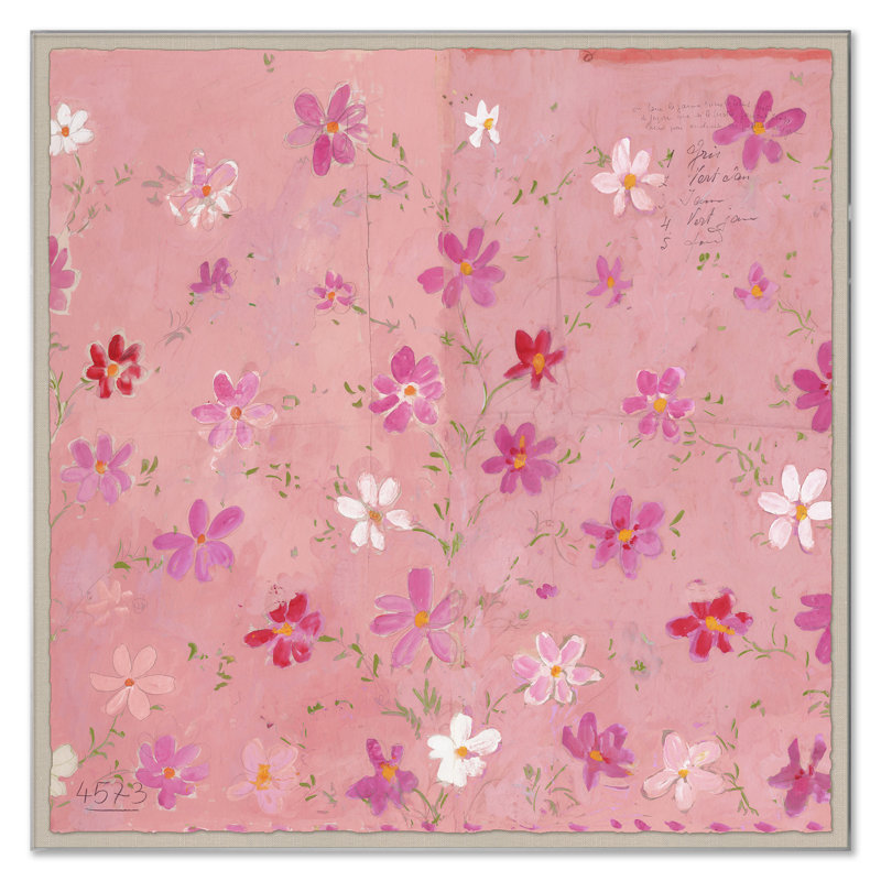 Pervenche Print by Paule Marrot Soicher Marin, Clear Framed