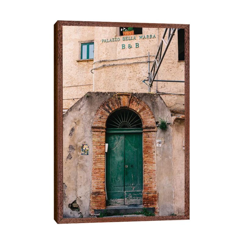 Ravello Italy III by Bethany Young - Print on Canvas, 152.4cm H x 101.6cm W x 3.81cm D, Classic Brown Wood Framed