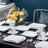 Elvira Ceramic Dinnerware Set 60 Piece - Service for 12-1244515838