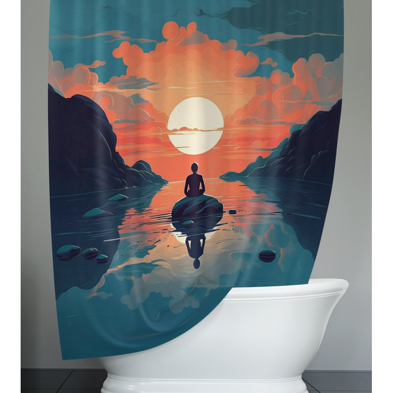 Rideau de douche Hunton, H 83 po x l 70 po