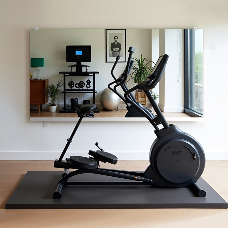 Miroir mural pleine longueur Home Gym Miroir Dance Studio Miroir Workout Miroir, 47 po x 31 po