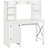 Farmhouse Computer Desk With Hutch And Cabinet, Home Office Desk With Storage, For Study,-1585539640