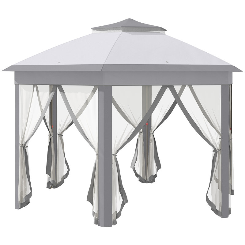 Loami 4m x 4m Metal Pop-Up Gazebo