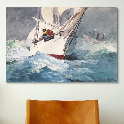 « diamond shoal 1905 » par winslow homer, reproduction d’art sur toile