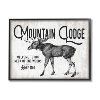 Rustic Mountain Lodge rétro