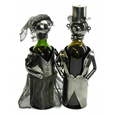 Tabletop Wine Bottle Rack in Silver
