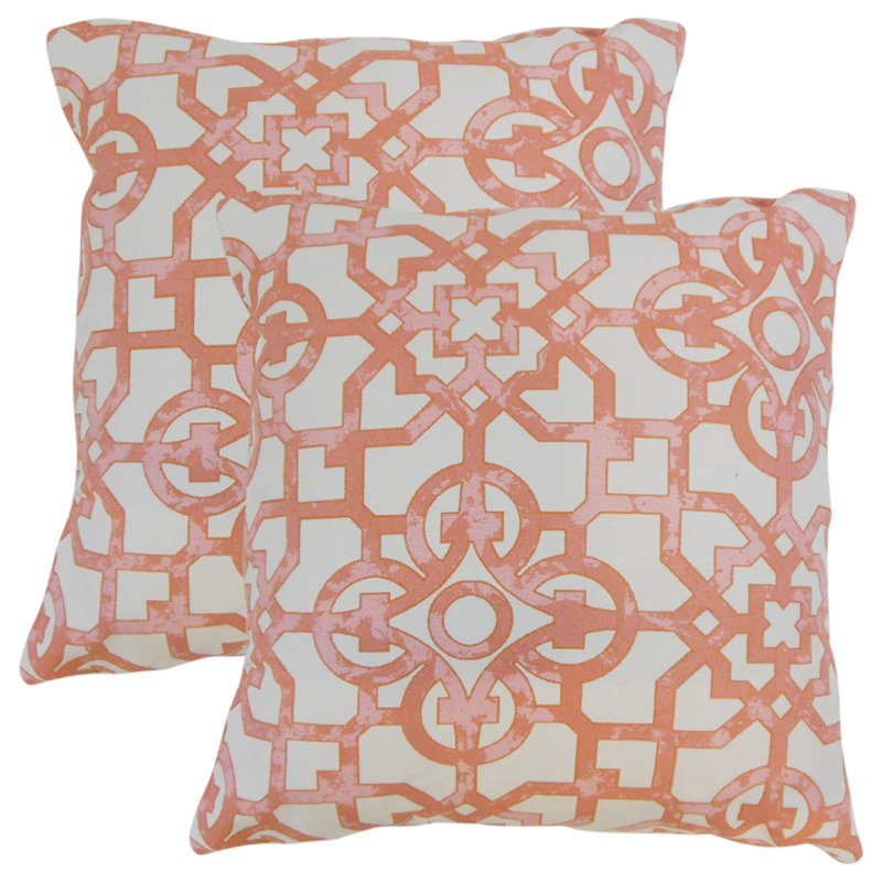 Coussin décoratif géométrique 