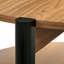Table basse à finition ouverte noyer 1pc