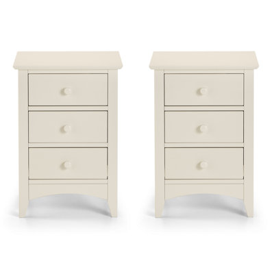 Kingsbury 44cm W Solid Wood Bedside Table
