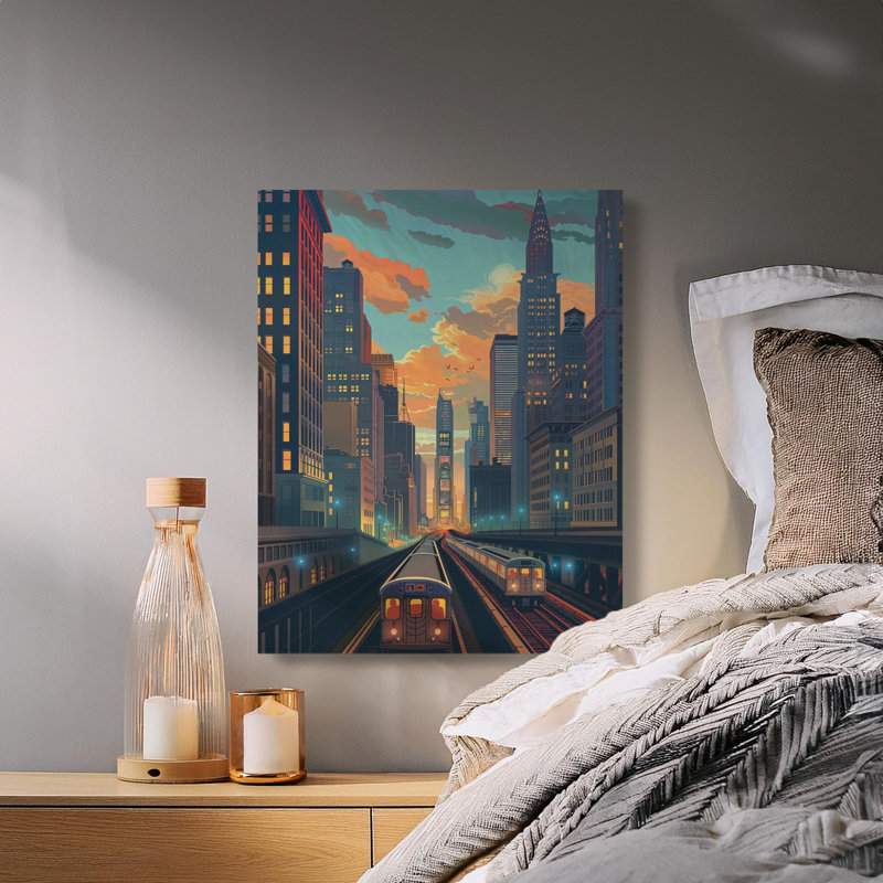 Wrapped Canvas Print Set, 91.44 cm H x 30.48 cm W