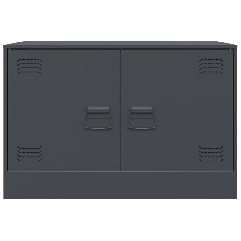 Apollonio Unfinished TV Stand for TVs up to 24", Anthracite