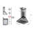 ZLINE 30 In. Ducted Satin Stainless Steel Wall Mount Range Hood with Shell-50989114