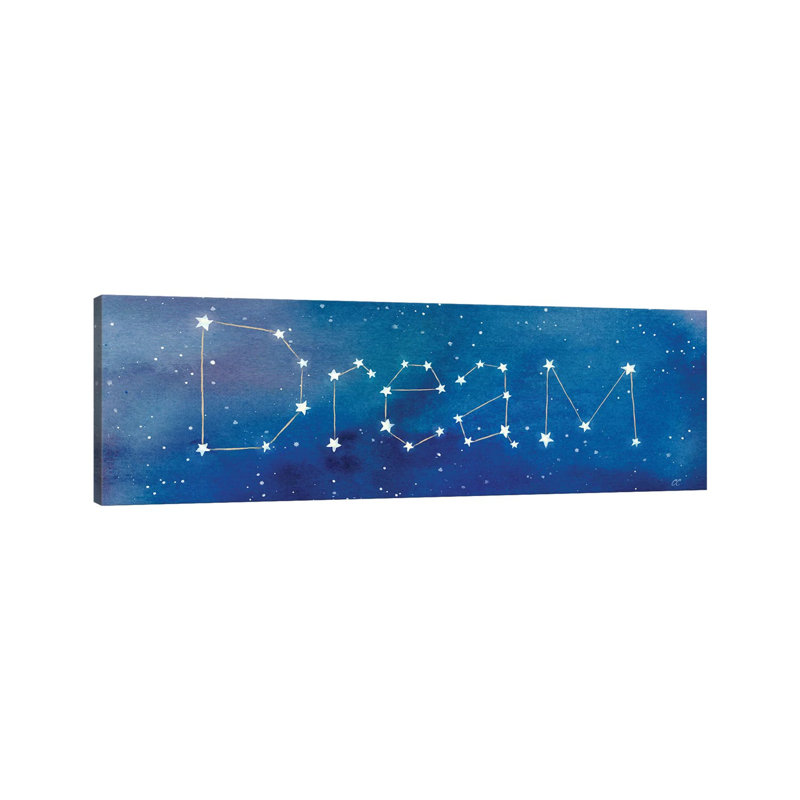 Star Sign Dream by Cynthia Coulter - Wrapped Canvas Panoramic Print, 30.48 cm H x 91.44 cm W x 1.91 cm D