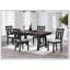 Ensemble de chaises d'appoint 2 pièces de style chalet avec sièges rembourrés, conception transitionnelle pour le confort et l'élégance dans les salles à manger