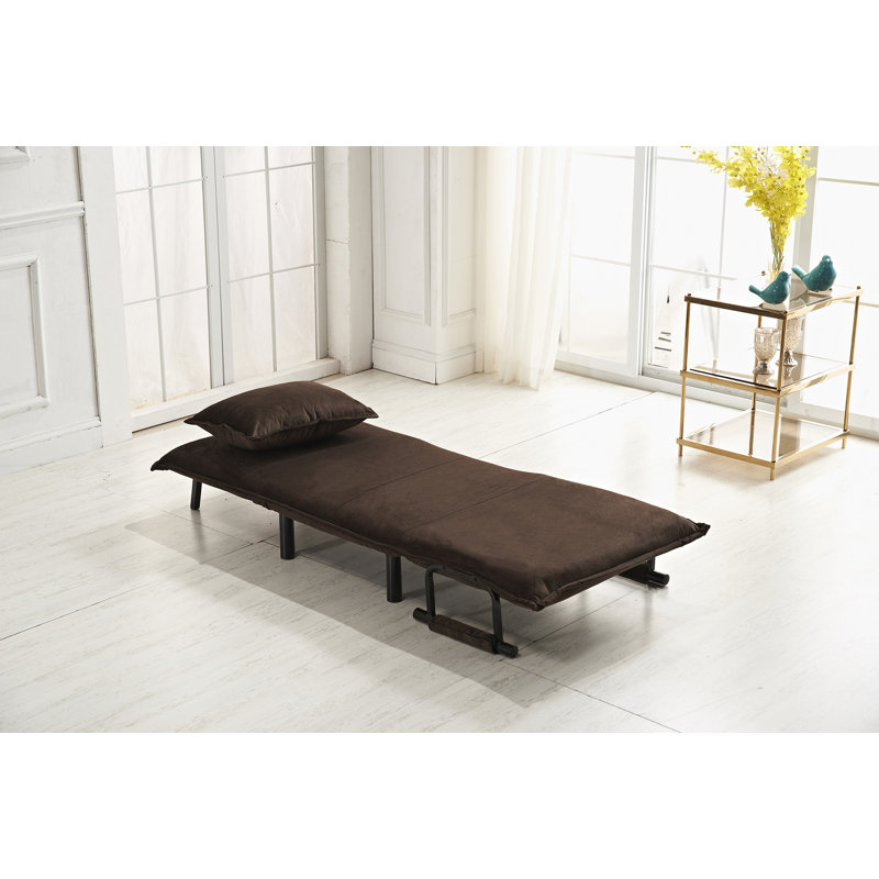 Fauteuil convertible Kono, Brun