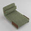 35.4 Inch Modern Olive Green Fabric 3 In 1 Sleeper Chair Bed