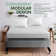 Wooden Box Spring / foundation for Mattress Support, Easy to Assemble
