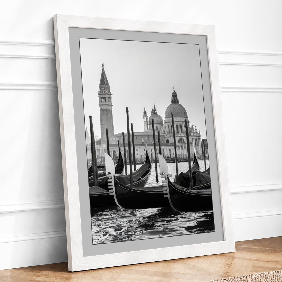 Venice's Grand Canal Vintage - Framed Print