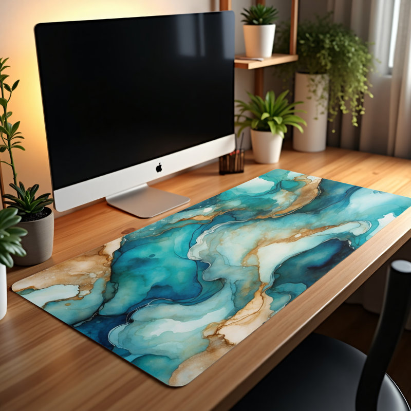 Polyester Desk Pad, 31.5x15.5